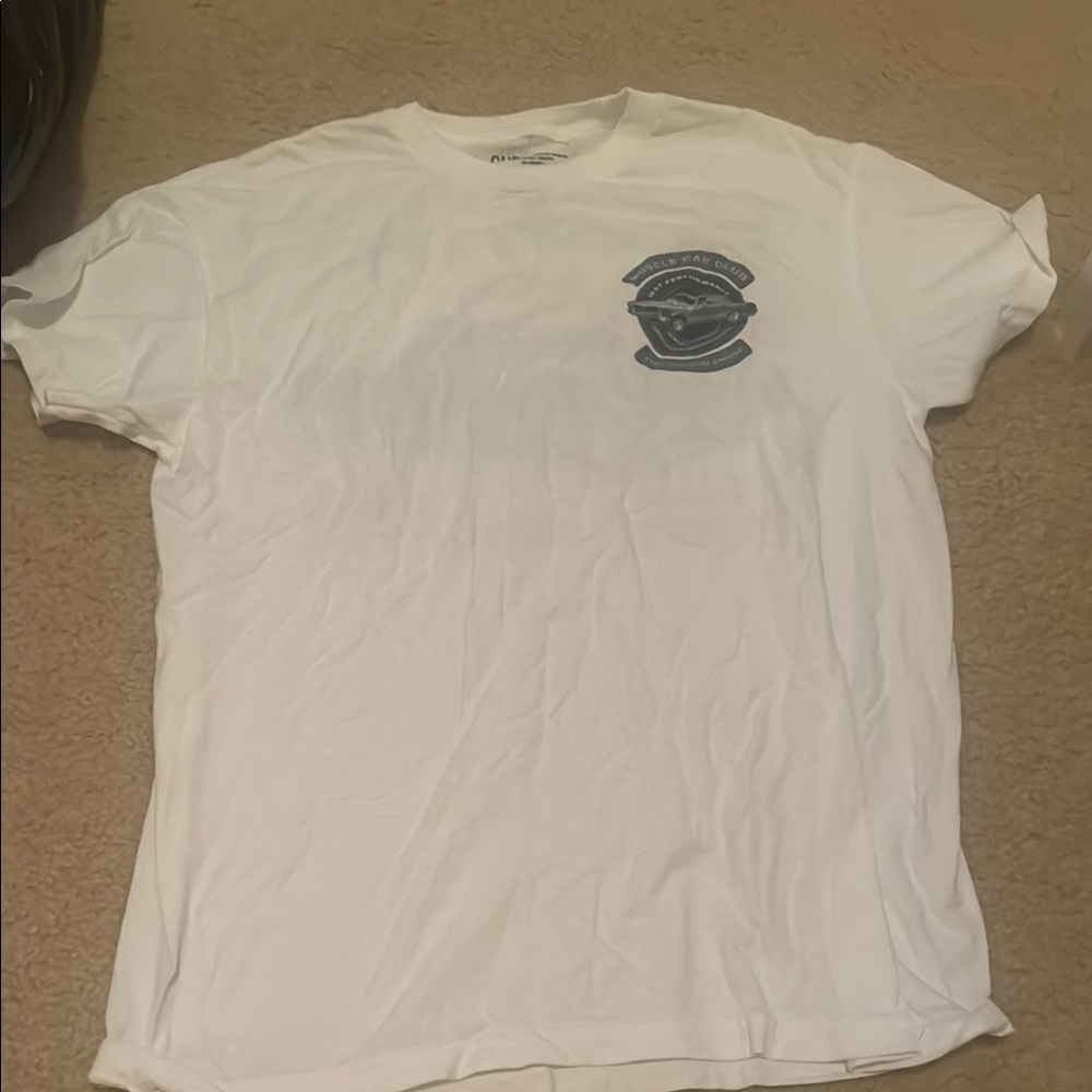 Chemistry White Short Sleeve Tee Classic Cotton Shirt